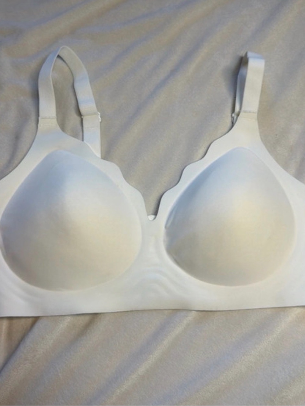 Everyday Comfortable White Seamless Bra